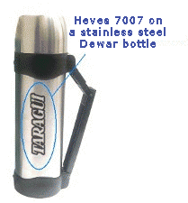 Laser Engraved Dewar stainless steel bottle